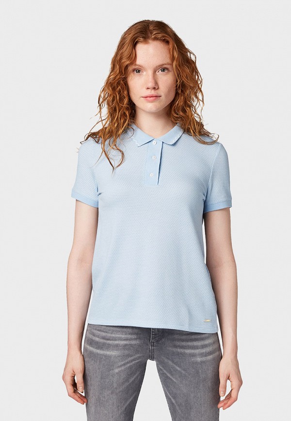 

Поло Tom Tailor Denim, Голубой