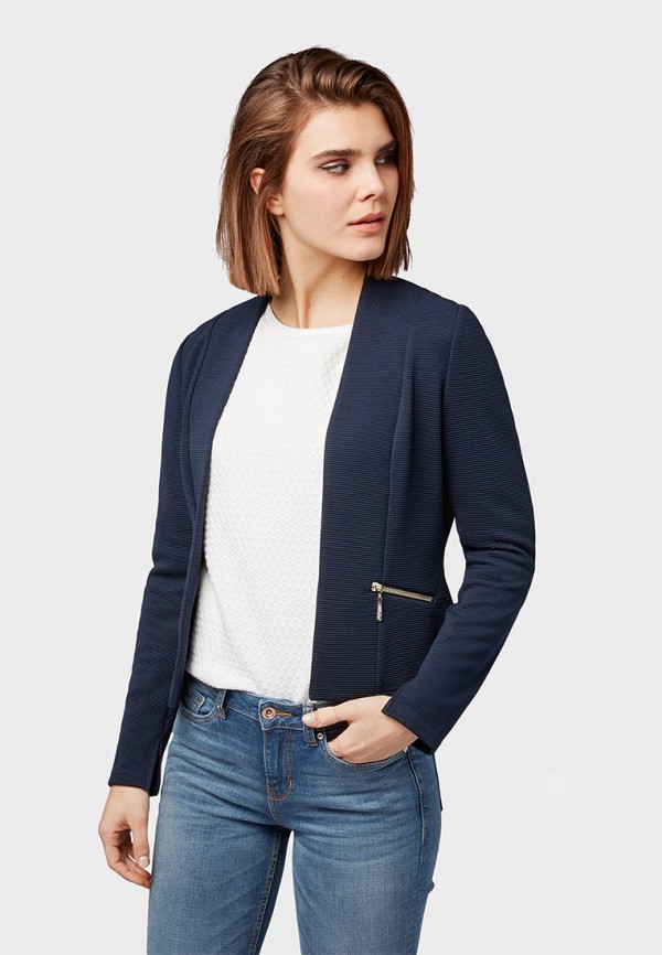 

Жакет Tom Tailor Denim, Синий