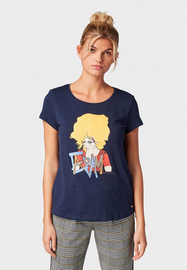 

Футболка Tom Tailor Denim, Синий