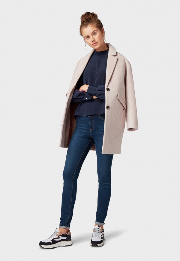 

Блуза Tom Tailor Denim, Синий, Tom Tailor Denim TO793EWGXBN7