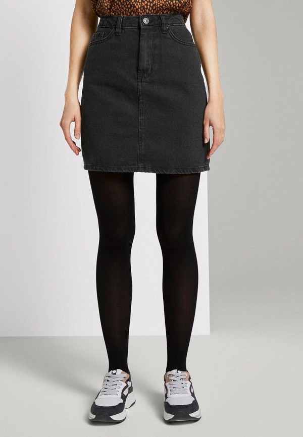 

Юбка Tom Tailor Denim, Черный, Tom Tailor Denim TO793EWHQGT0