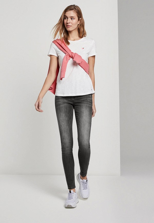 

Футболка Tom Tailor Denim, Белый, Tom Tailor Denim TO793EWHQGY7