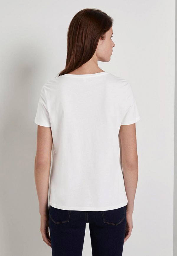 

Футболка Tom Tailor Denim, Белый, Tom Tailor Denim TO793EWHQHV5
