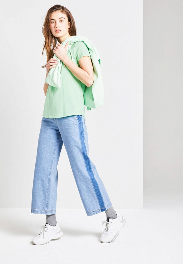 

Футболка Tom Tailor Denim, Зеленый, Tom Tailor Denim TO793EWHQHX0
