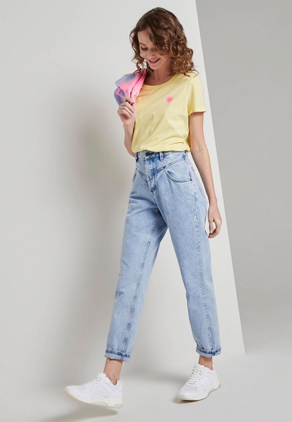

Футболка Tom Tailor Denim, Желтый, Tom Tailor Denim TO793EWHQHX2