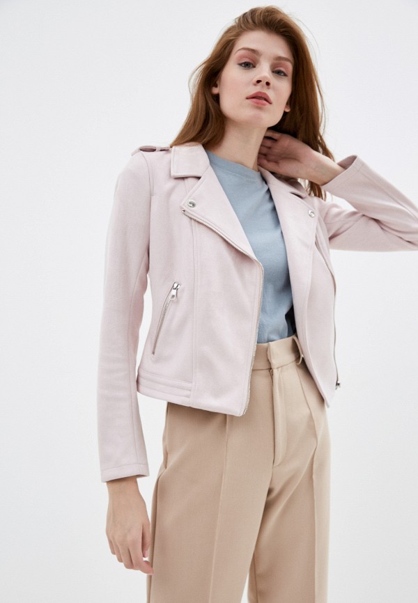 

Куртка кожаная Tom Tailor Denim, Розовый, Tom Tailor Denim TO793EWHQHX8