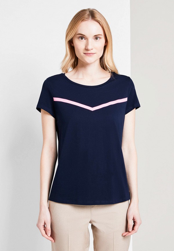 

Футболка Tom Tailor Denim, Синий, Tom Tailor Denim TO793EWHQIE7