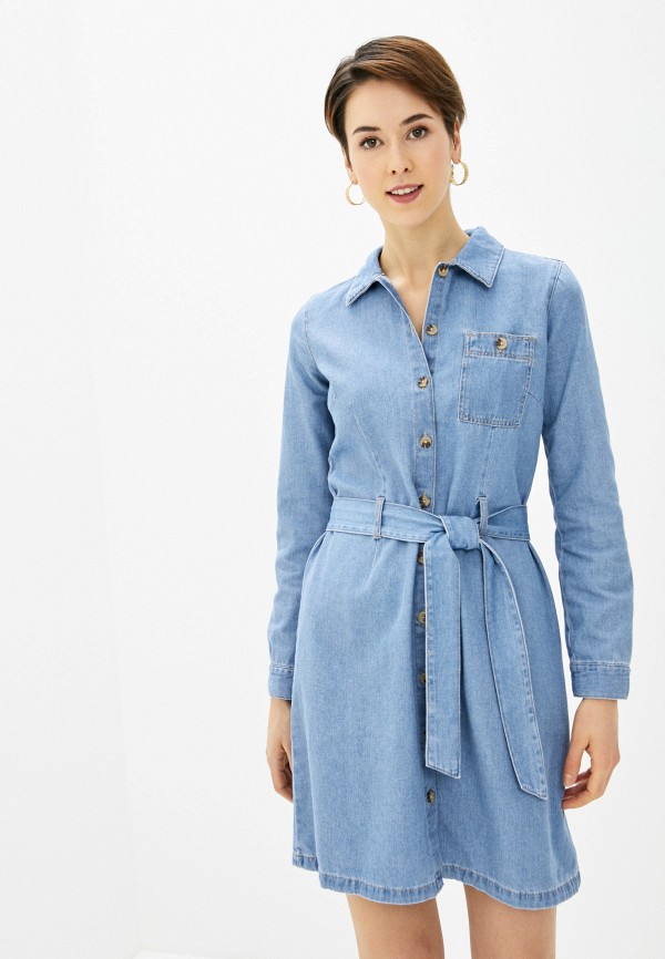 

Платье джинсовое Tom Tailor Denim, Голубой, Tom Tailor Denim TO793EWHQII0