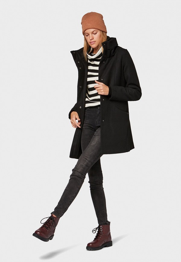

Полупальто Tom Tailor Denim, Черный, Tom Tailor Denim TO793EWHRQA2