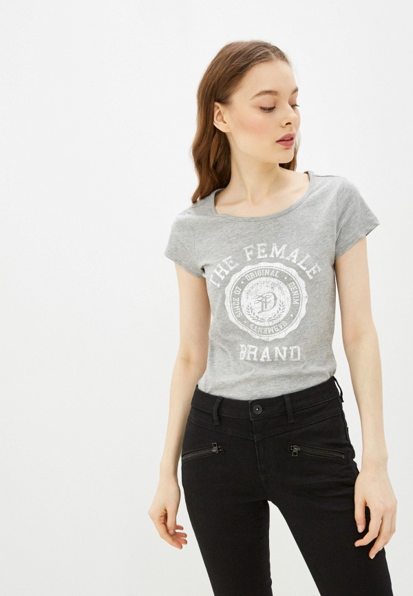 

Футболка Tom Tailor Denim, Серый, Tom Tailor Denim TO793EWIBJP0