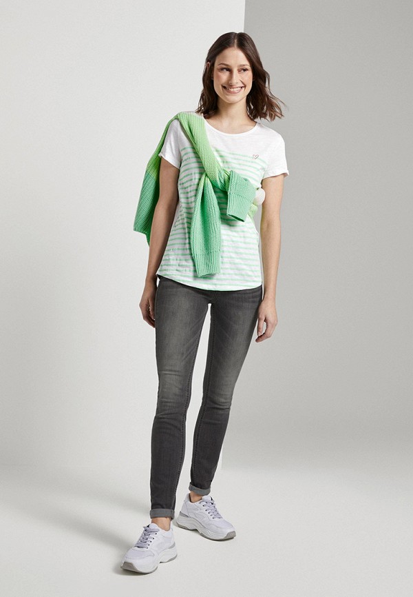 

Футболка Tom Tailor Denim, Белый, Tom Tailor Denim TO793EWINYA7