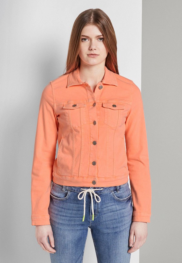 

Куртка джинсовая Tom Tailor Denim, Коралловый