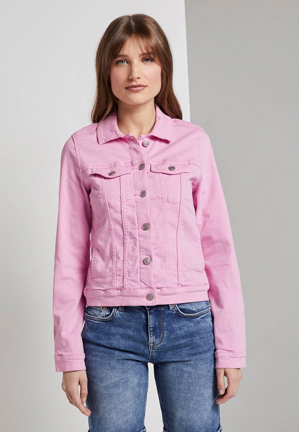 

Куртка джинсовая Tom Tailor Denim, Розовый, Tom Tailor Denim TO793EWJTYP4