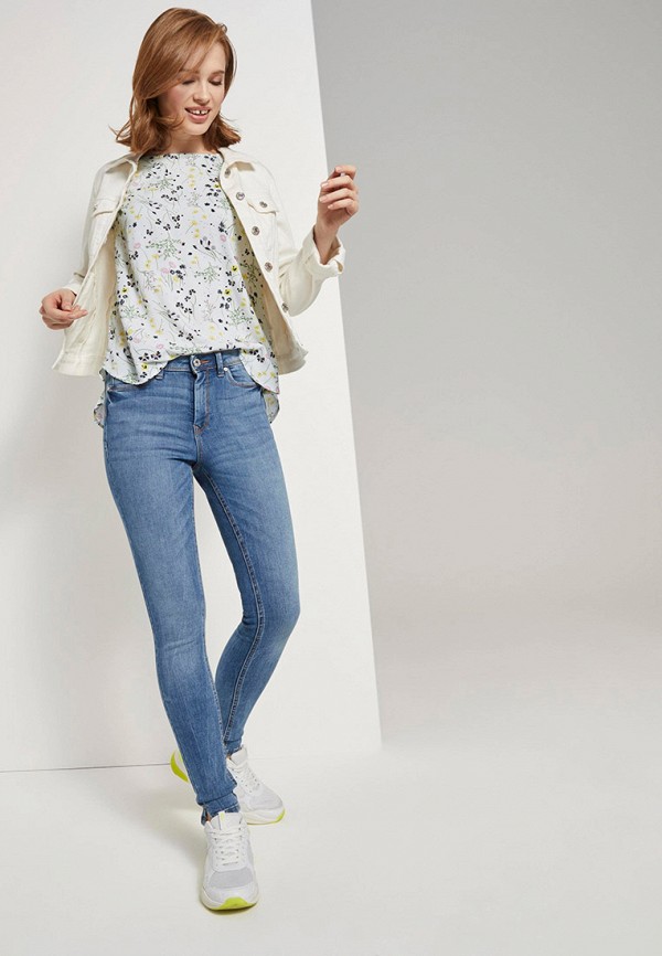 

Блуза Tom Tailor Denim, Белый, Tom Tailor Denim TO793EWJTYQ9