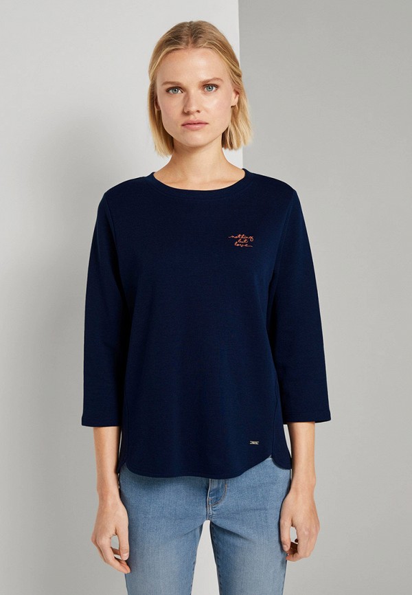 

Свитшот Tom Tailor Denim, Синий