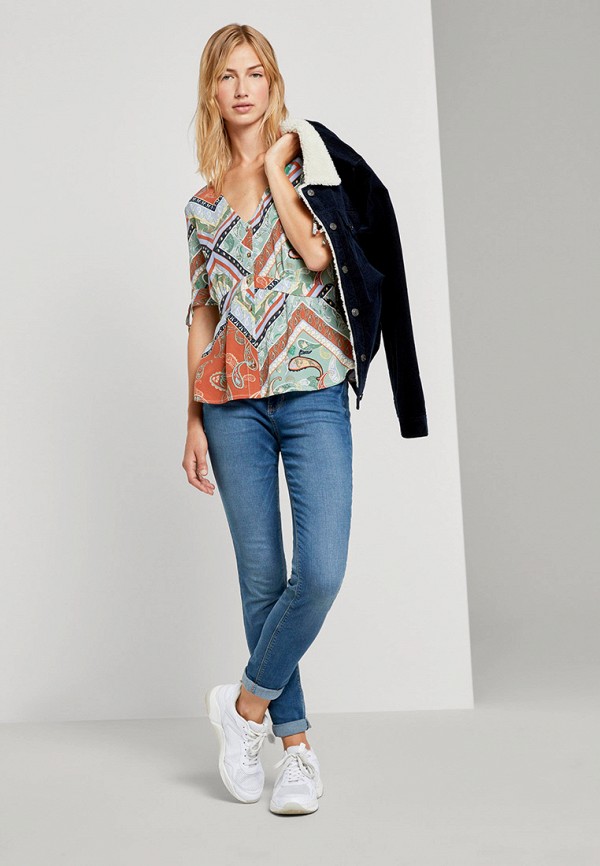 

Блуза Tom Tailor Denim, Мультиколор, Tom Tailor Denim TO793EWKKLX1