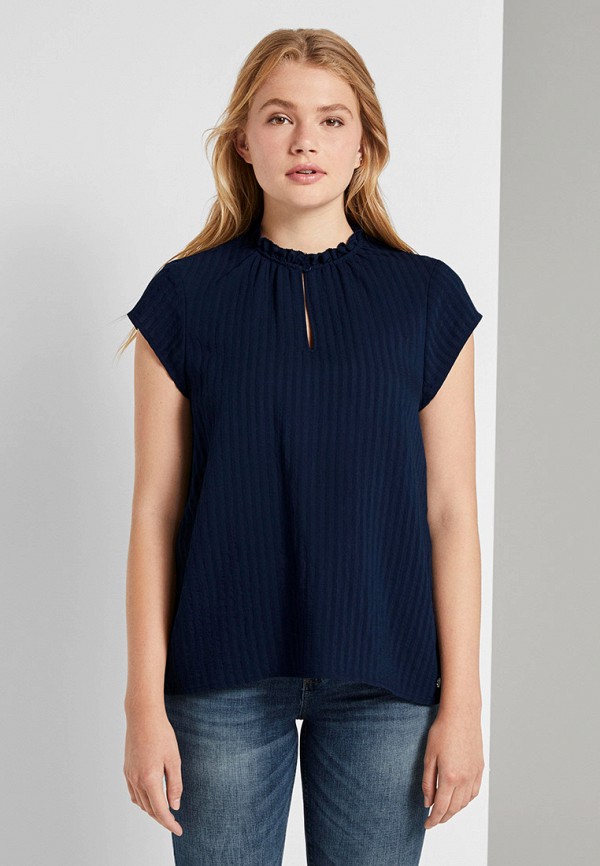 

Блуза Tom Tailor Denim, Синий