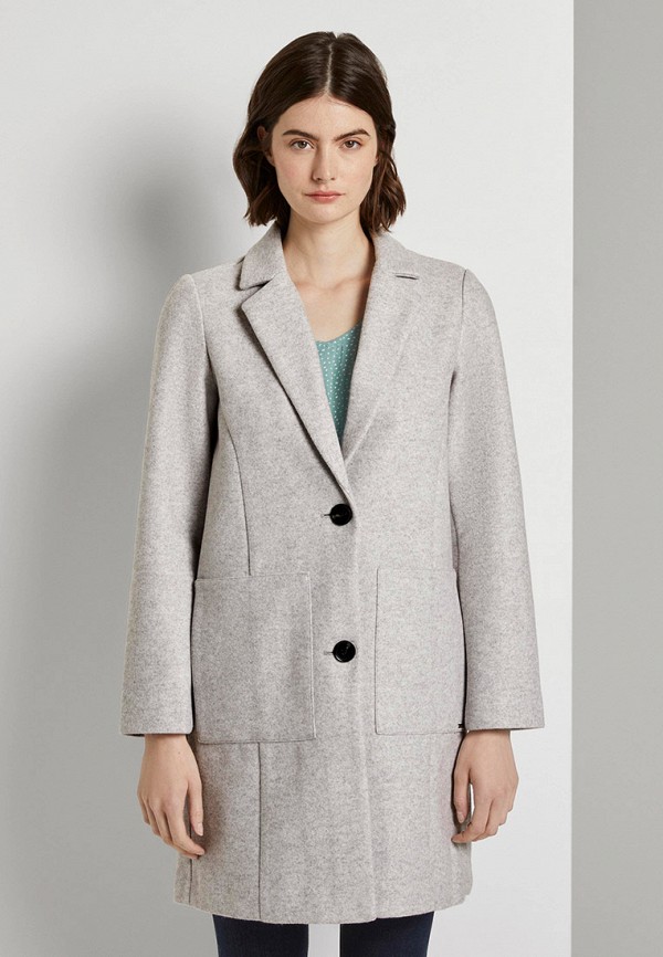 

Пальто Tom Tailor Denim, Серый, Tom Tailor Denim TO793EWKKLX6