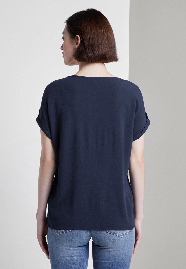 

Футболка Tom Tailor Denim, Синий, Tom Tailor Denim TO793EWKYQN8
