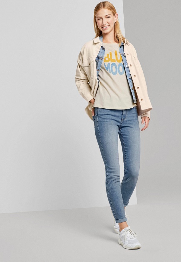 

Футболка Tom Tailor Denim, Бежевый, Tom Tailor Denim TO793EWLCKD6