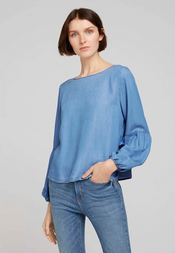 

Блуза Tom Tailor Denim, Голубой