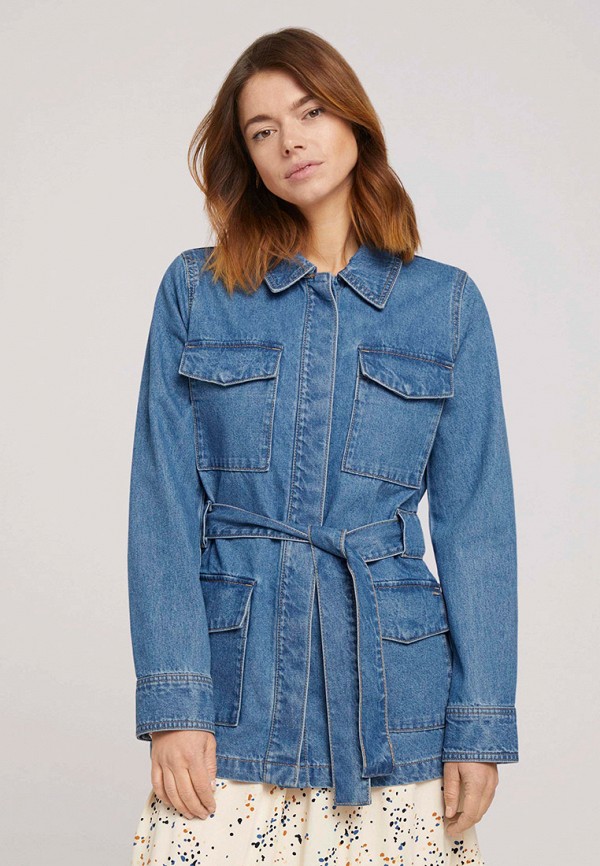 

Куртка джинсовая Tom Tailor Denim, Синий, Tom Tailor Denim TO793EWMDEM2