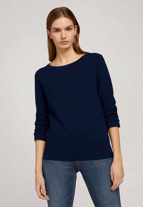 

Свитшот Tom Tailor Denim, Синий