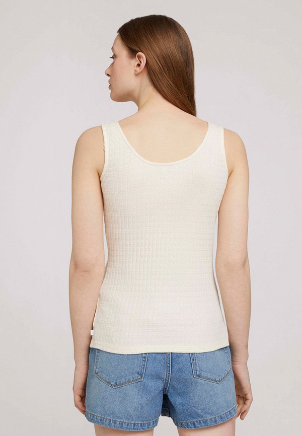 

Майка Tom Tailor Denim, Бежевый, Tom Tailor Denim TO793EWMUEO2