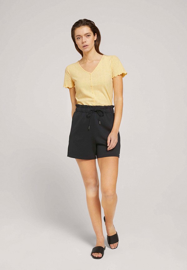 

Шорты спортивные Tom Tailor Denim, Черный, Tom Tailor Denim TO793EWMVHU1