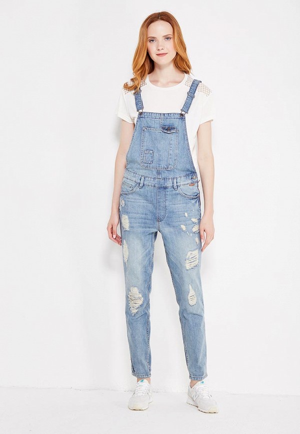 

Комбинезон джинсовый Tom Tailor Denim, Tom Tailor Denim TO793EWURK63, Голубой
