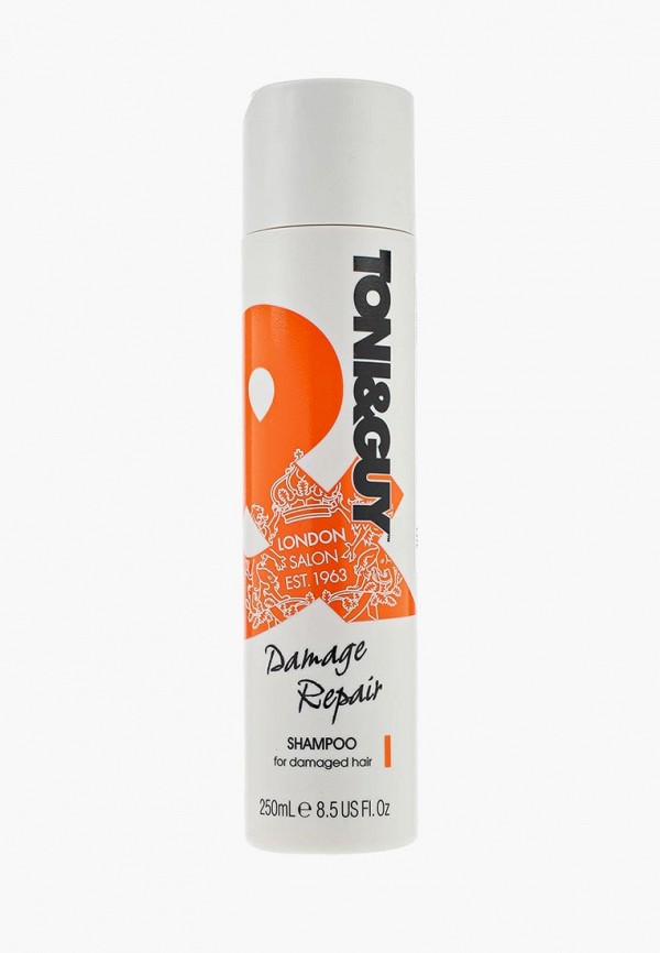 

Шампунь Toni&Guy, Восстановление поврежденных волос "Damage repair shampoo", 250 мл