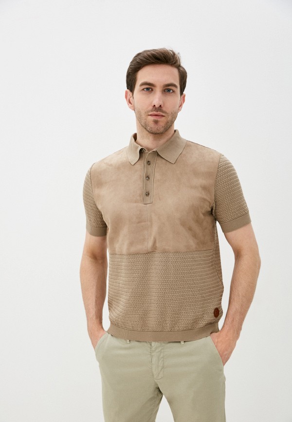 

Поло Trussardi, Коричневый, Trussardi TR002EMIHNW6