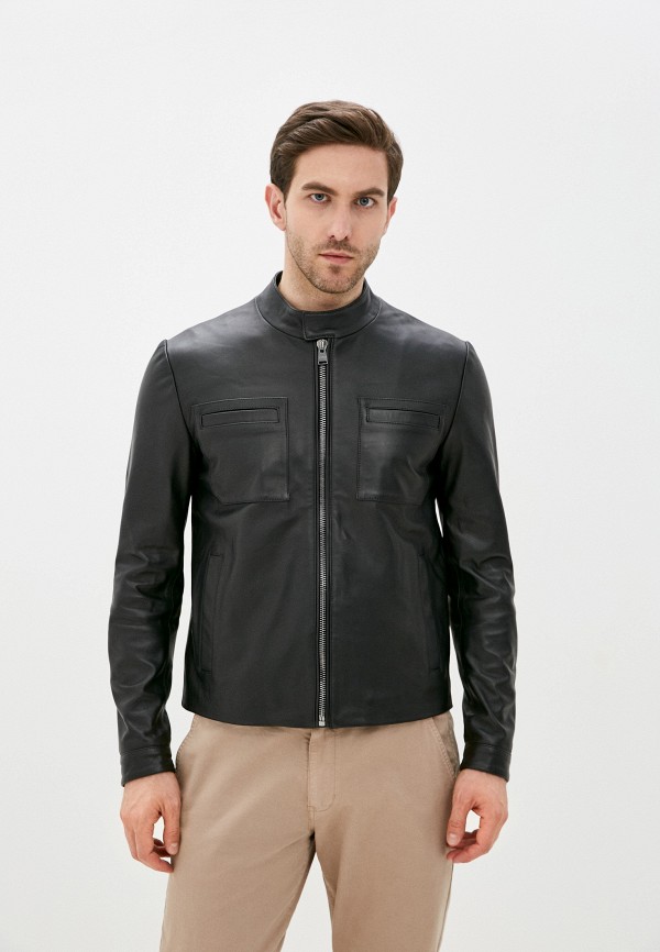 

Куртка кожаная Trussardi, Черный