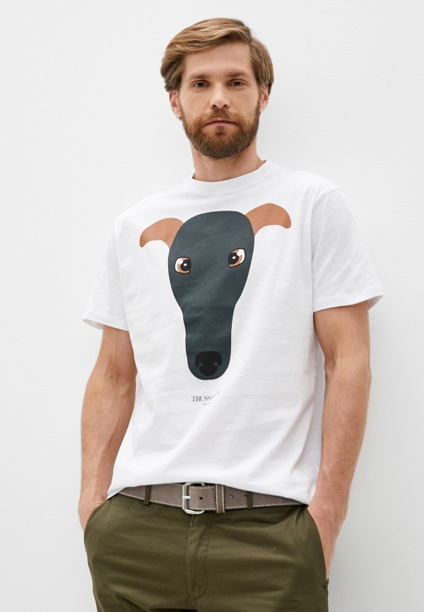 

Футболка Trussardi, Белый, Trussardi TR002EMKOQR6