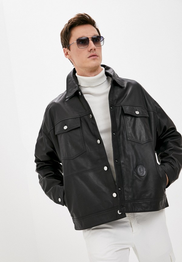 

Куртка кожаная Trussardi, Черный