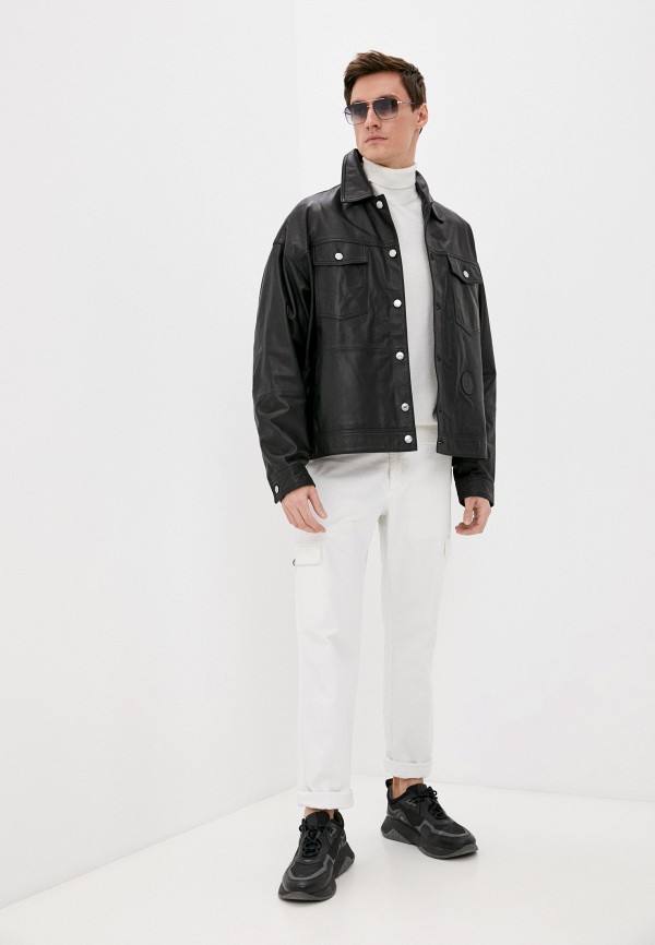 фото Куртка кожаная trussardi