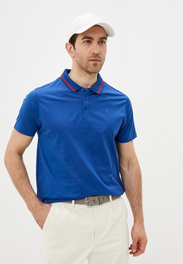 

Поло Trussardi, Синий, Trussardi TR002EMMSHC8