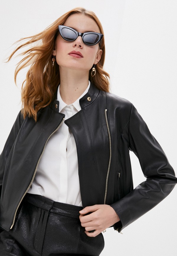 

Куртка кожаная Trussardi, Черный