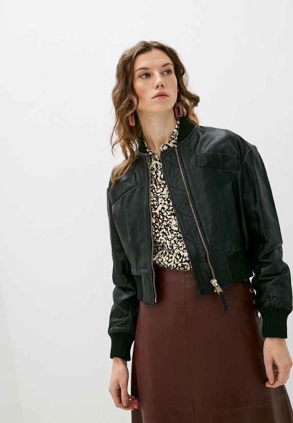 

Куртка кожаная Trussardi, Черный