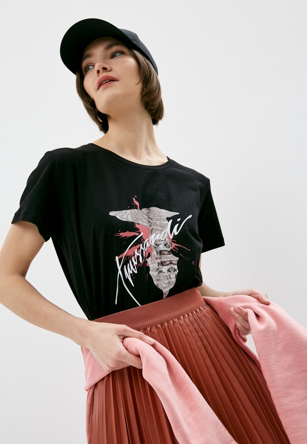 

Футболка Trussardi, Черный, Trussardi TR002EWMOPO1