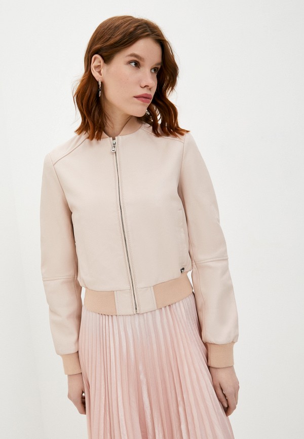 

Куртка кожаная Trussardi, Розовый