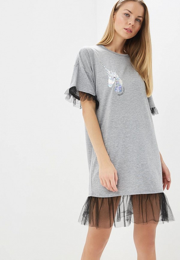 

Платье TrendyAngel, Серый