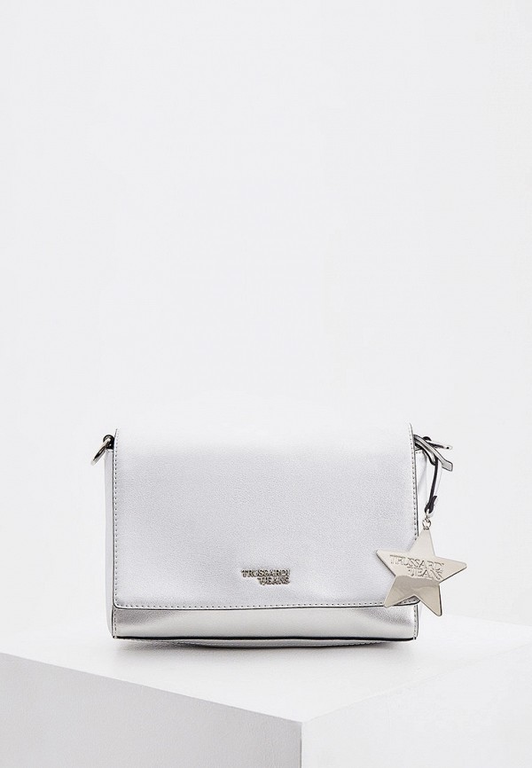 

Сумка и брелок Trussardi, Серебряный, Trussardi TR016BWMSLC7