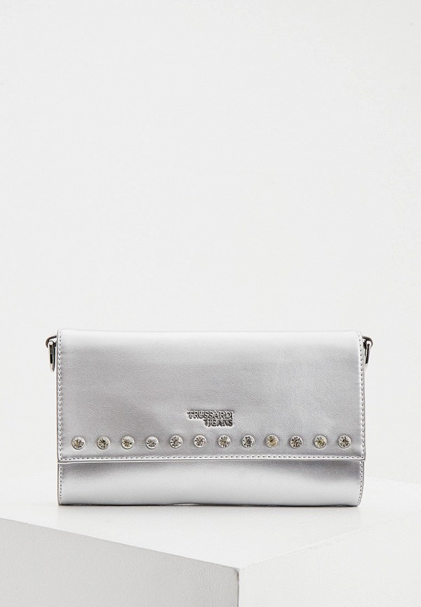 

Сумка и брелок Trussardi, Серебряный, Trussardi TR016BWMSLD6