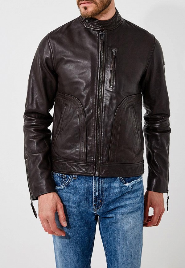

Куртка кожаная Trussardi Jeans, Коричневый