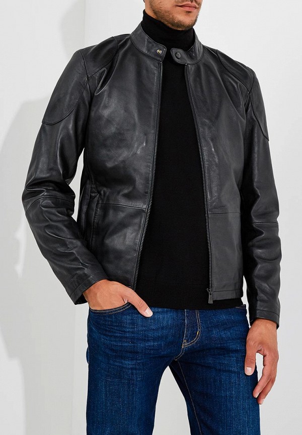 

Куртка кожаная Trussardi Jeans, Черный