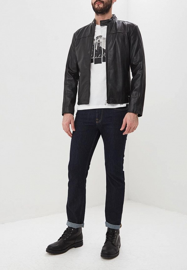 

Куртка кожаная Trussardi Jeans; Trussardi Jeans TR016EMDOBV8, Черный