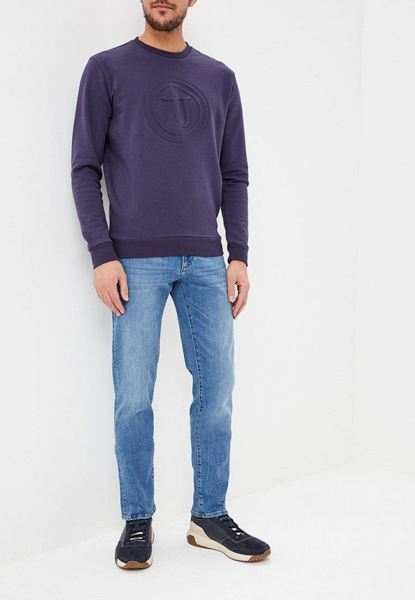 

Свитшот Trussardi Jeans; Trussardi Jeans TR016EMDOBY0, Синий