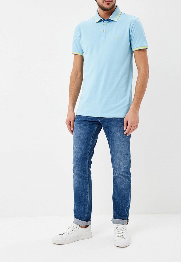

Поло Trussardi Jeans; Trussardi Jeans TR016EMDOCA0, Голубой