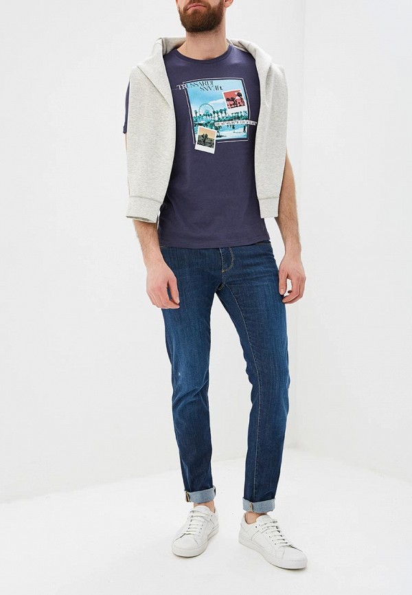 

Футболка Trussardi Jeans; Trussardi Jeans TR016EMDOCA8, Синий